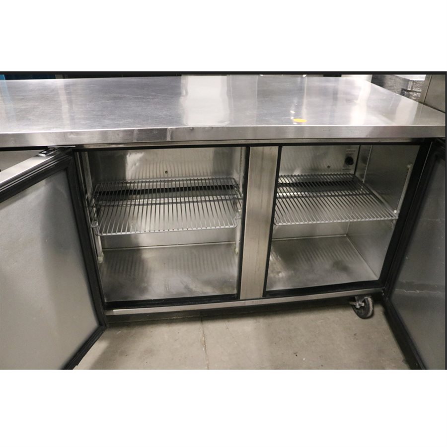 USED True TUC-72-HC Undercounter Refrigerator 72" , With Three(3) Solid Doors, 115V